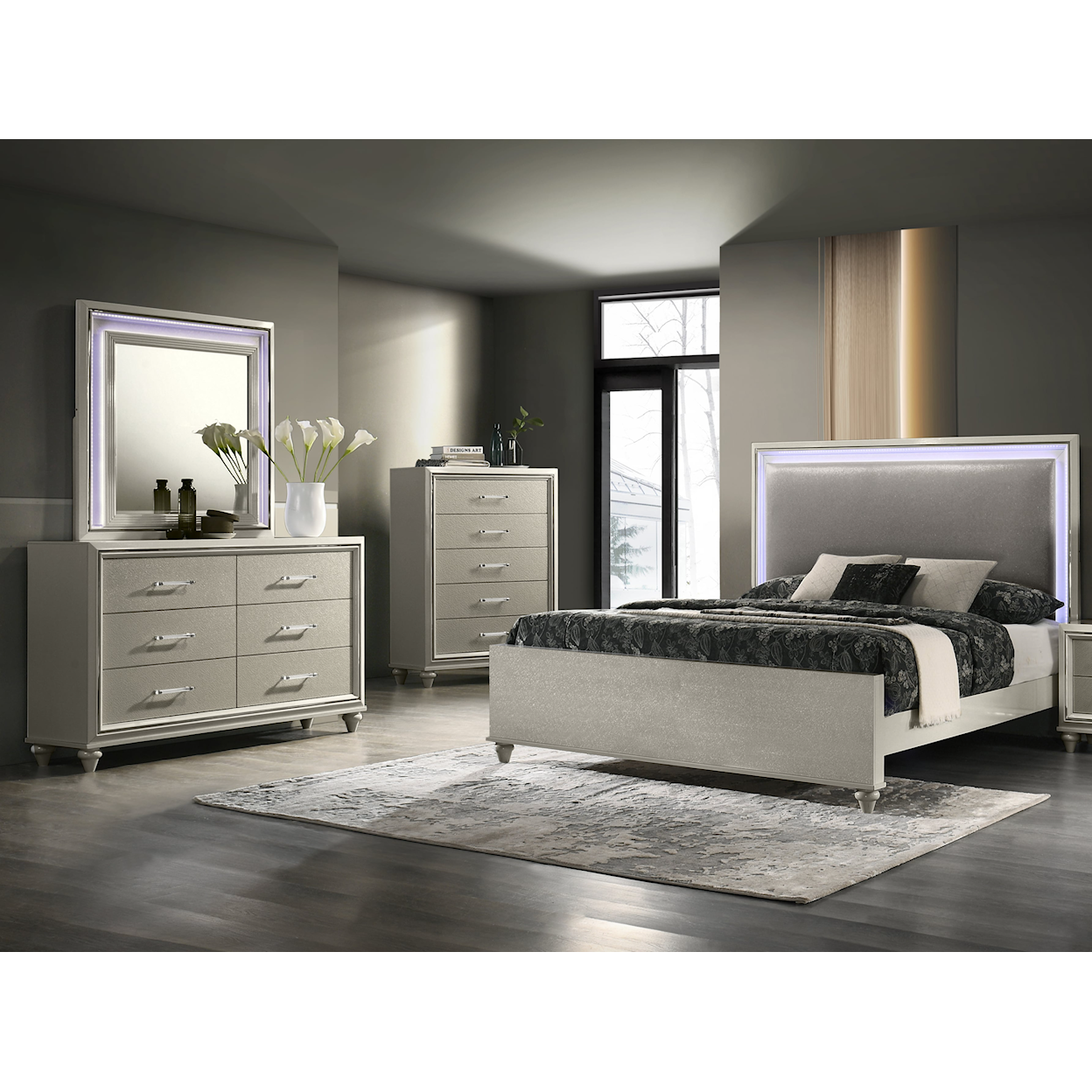 New Classic Lumina 3-Piece Queen Bedroom Set