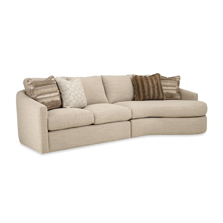 3-Seat Sectional Sofa with RAF Cuddler