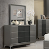 New Classic Furniture Nocturne Dresser/Mirror Set