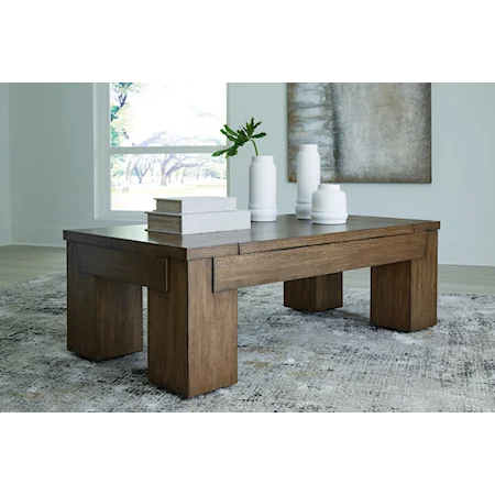 Lift-top Coffee Table and 2 End Tables