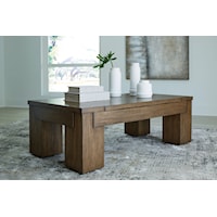 Lift-Top Coffee Table And 2 End Tables