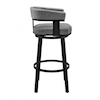 Armen Living Lorin Swivel Bar Stool