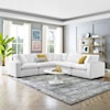 Modway Commix 5-Piece Sectional Sofa