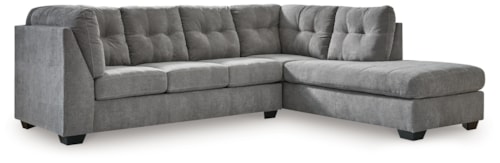 2-Piece Sleeper Sectional With Chaise