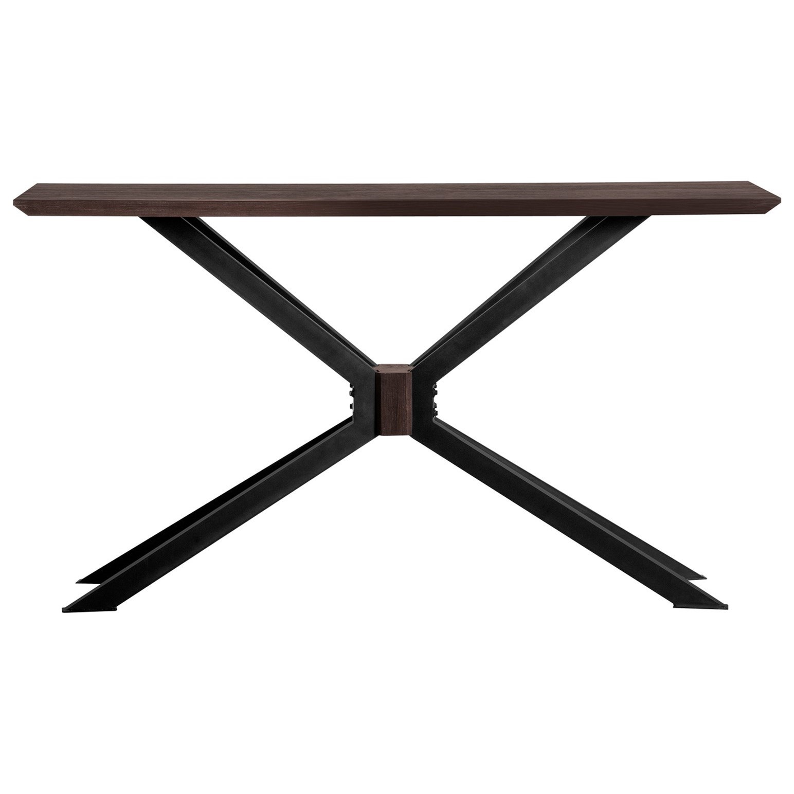 Armen Living Pirate- Console Table with X Legs