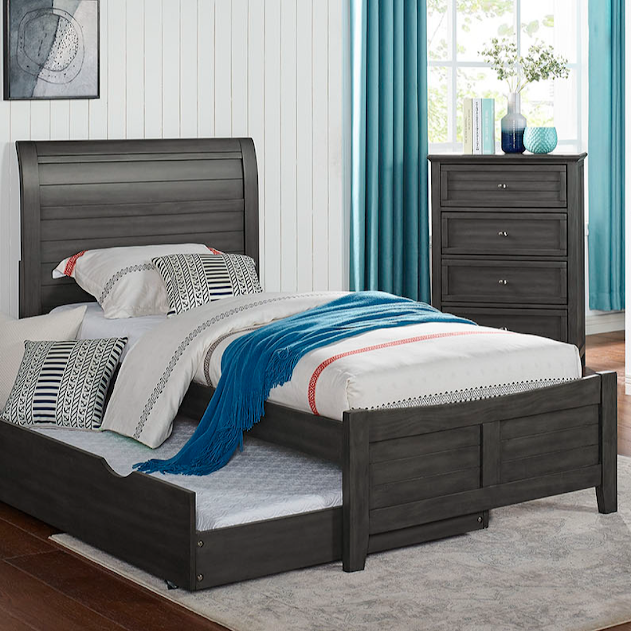 Furniture of America Brogan Twin Bed