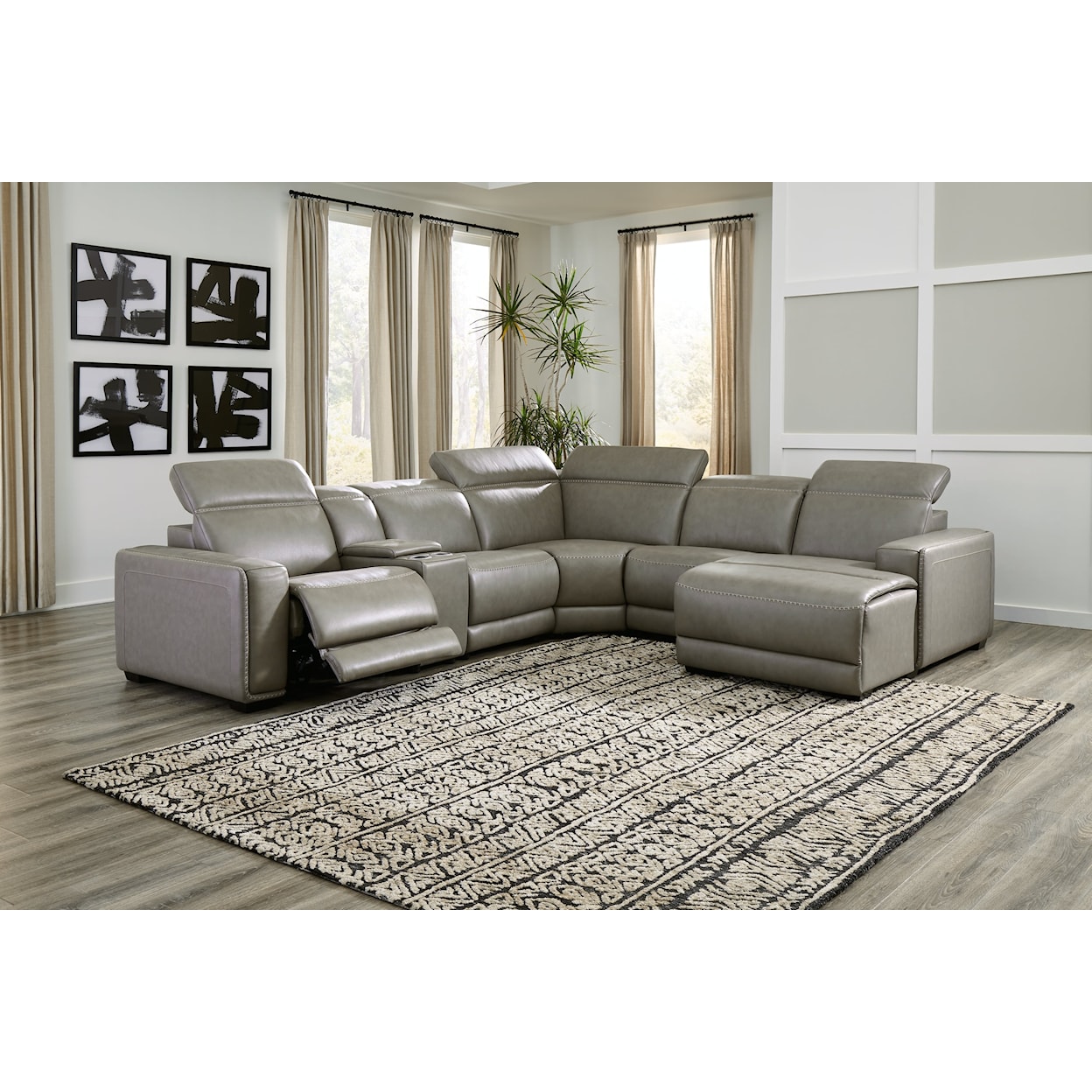 Signature Design by Ashley Furniture Correze Reclining Sectional