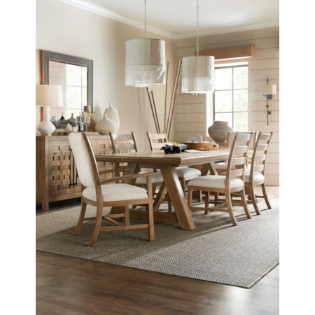 7-Piece Dining Table and Chair Set