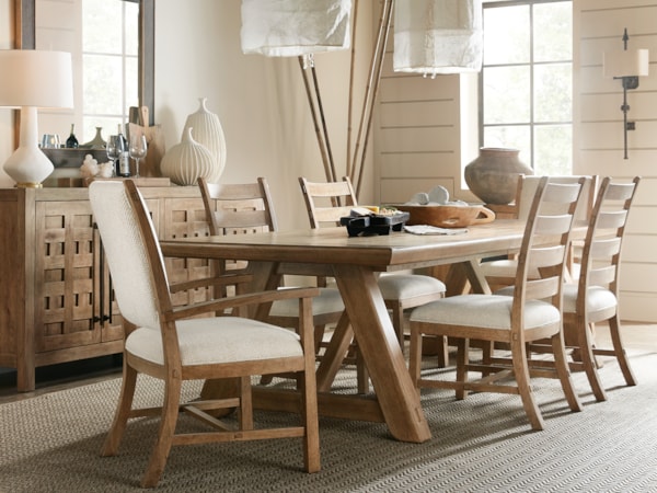 7-Piece Dining Table and Chair Set