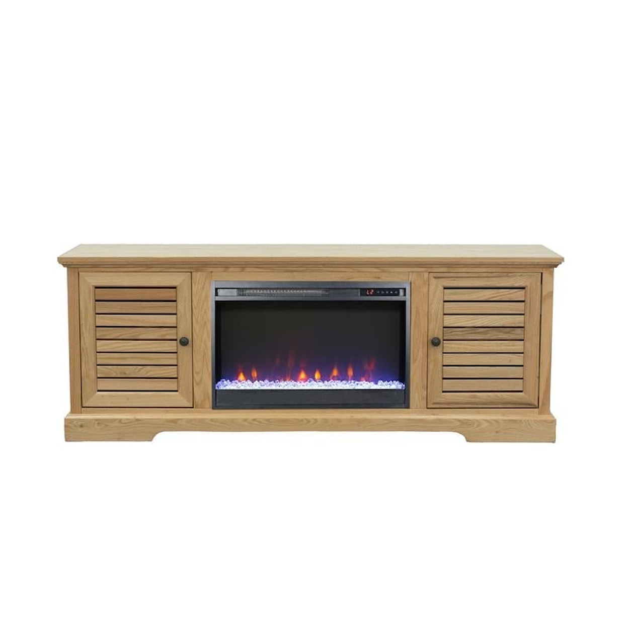 Legends Furniture Topanga 2-Door 67" Fireplace TV Stand