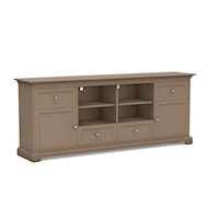 Transitional Customizable 83" TV Cabinet