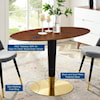 Modway Zinque 48" Oval Dining Table