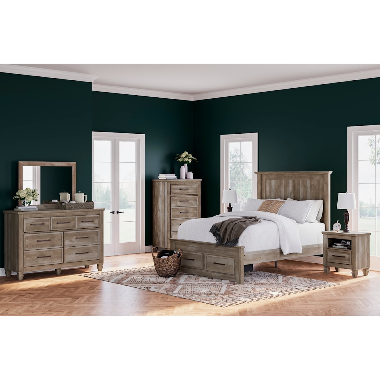 Ashley Furniture Signature Design Yarbeck Queen Bedroom Set