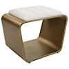 Uttermost Hoop Hoop Small Gold Bench