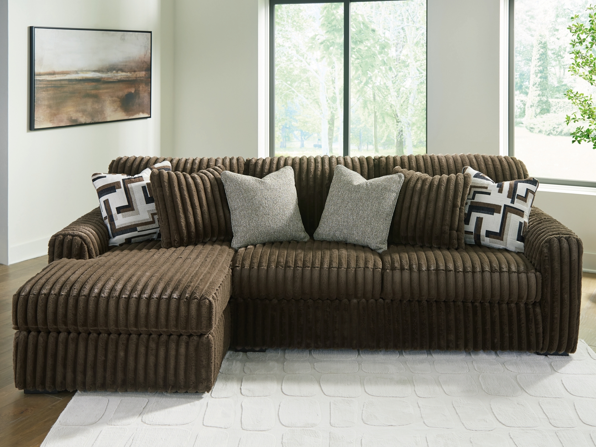 2-Piece Sectional Sofa With Chaise