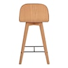 Moe's Home Collection Napoli Napoli Leather Counter Stool Tan