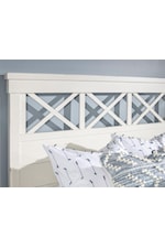 Trisha Yearwood Home Collection by Legacy Classic XXX's and OOO's Farmhouse King Panel Bed with Storage Footboard