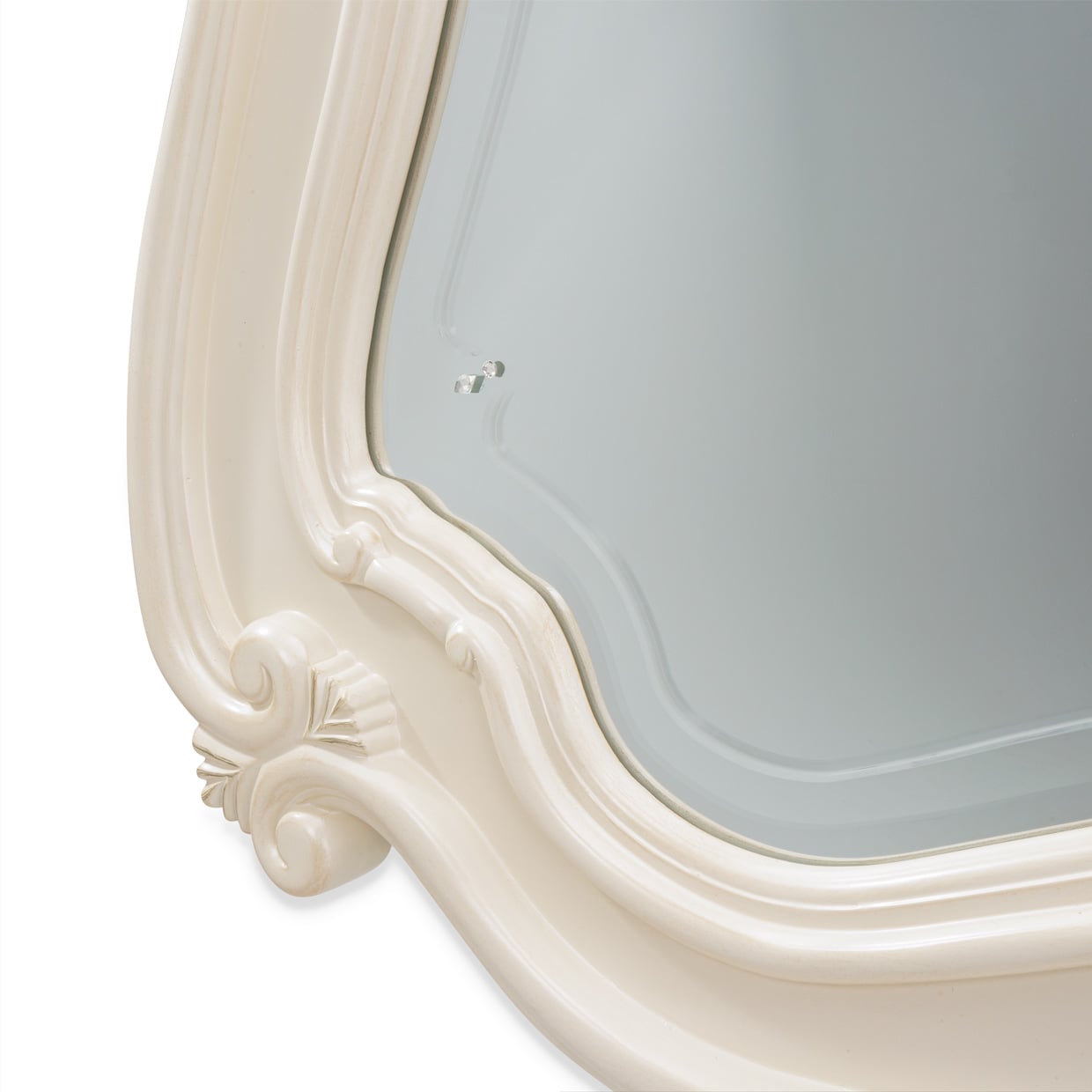 Michael Amini Lavelle Classic Pearl Arched Mirror