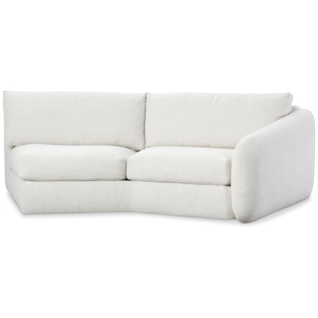 Outdoor Right Arm Curved Loveseat