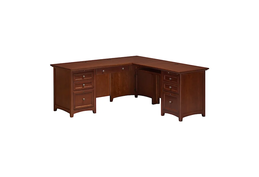 Flagstaff Desk with Return by Winners Only at Conlin's Furniture