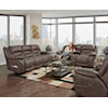 HomeStretch Enterprise Double Reclining Power Sofa