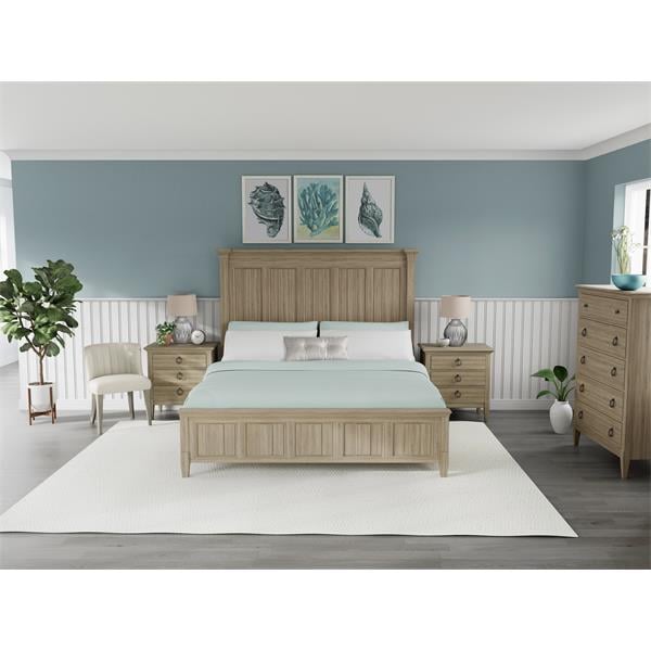 Riverside Furniture Amelia 84180x1+84181x1+84172x1 Coastal Style King