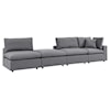 Modway Commix Outdoor 4-Piece Sectional Sofa