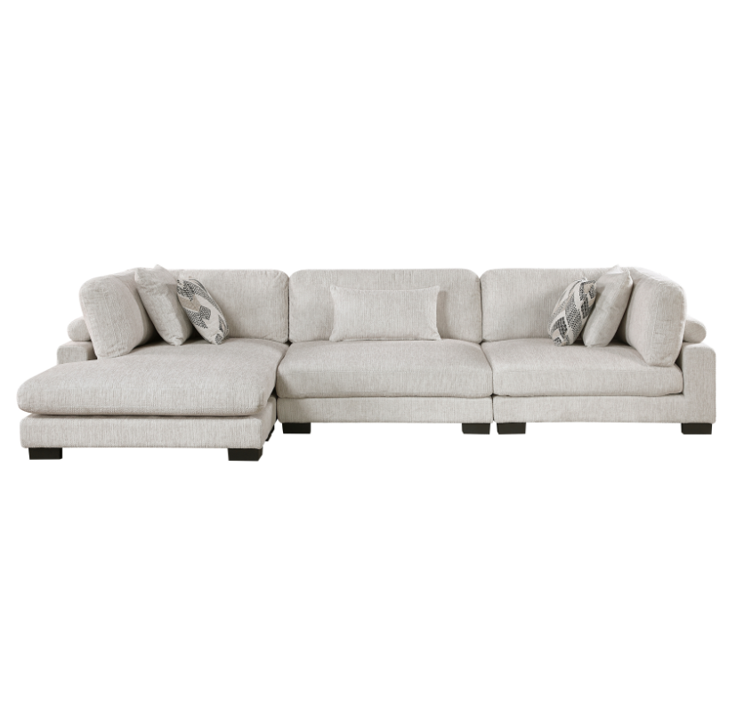 Homelegance Tinley 3-Piece Sectional Sofa with Chaise