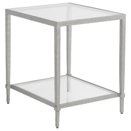 Claret Rectangular End Table
