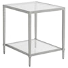 Artistica Artistica Metal Claret Rectangular End Table