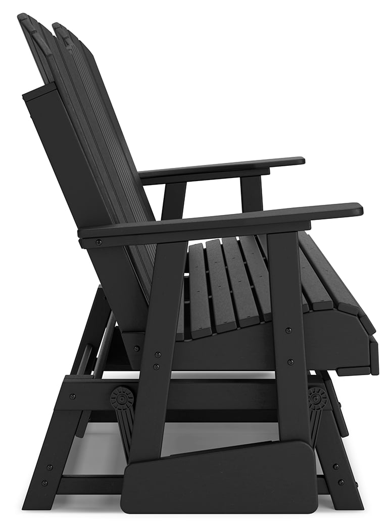 Signature Design by Ashley Hyland wave Outdoor Glider Loveseat