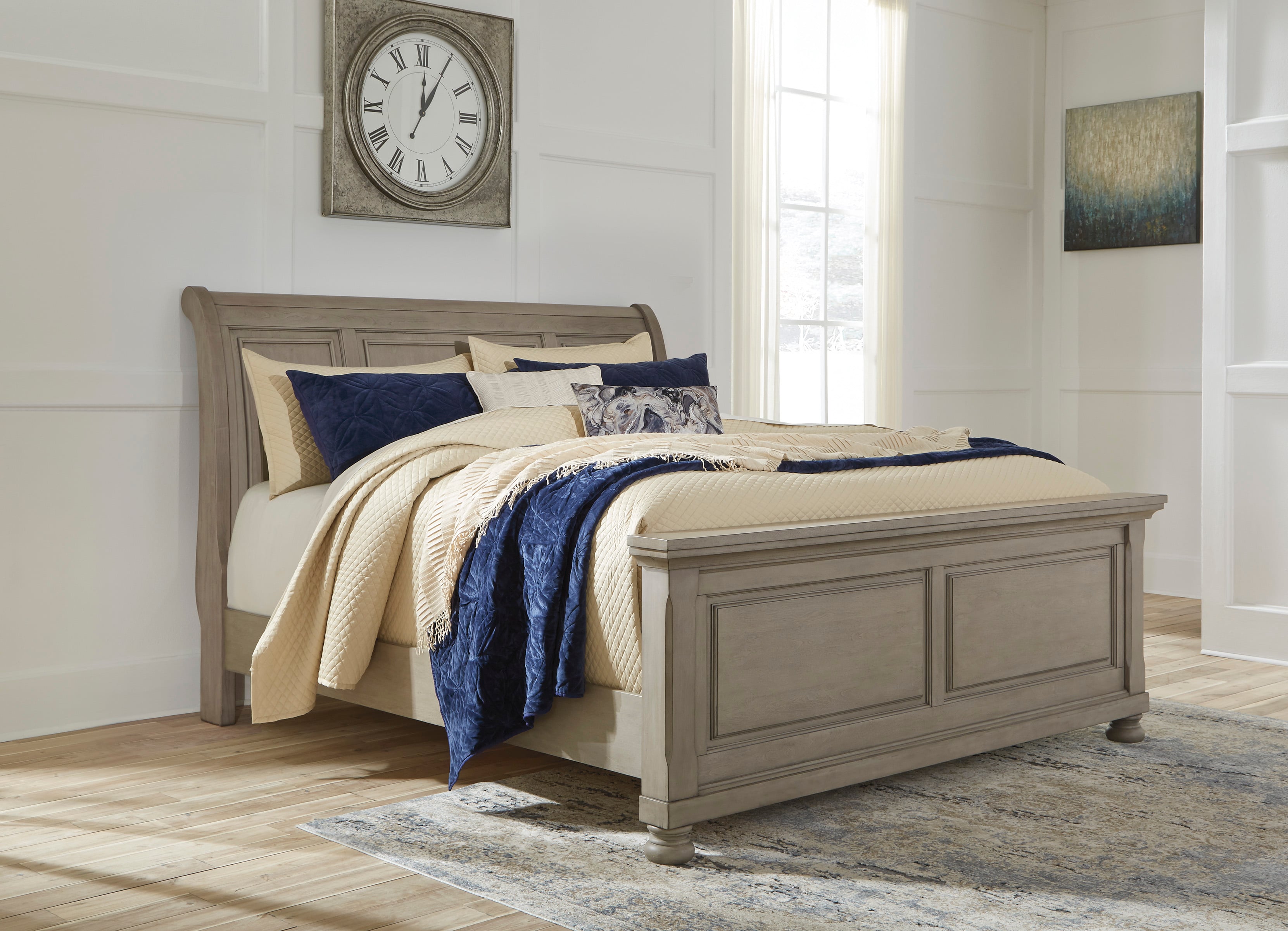 Signature Design By Ashley Lettner ASHB733/QCKIT Queen Sleigh Bed ...