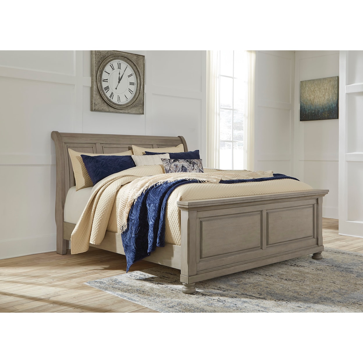 Ashley Furniture Signature Design Lettner King Sleigh Bed