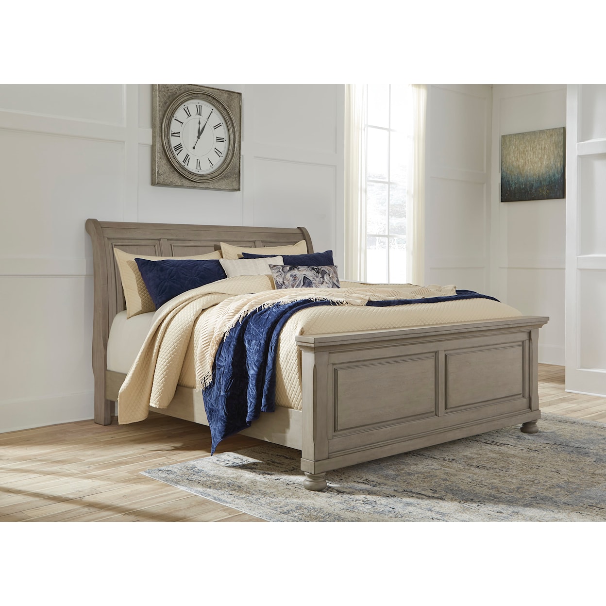 Michael Alan Select Lettner King Sleigh Bed