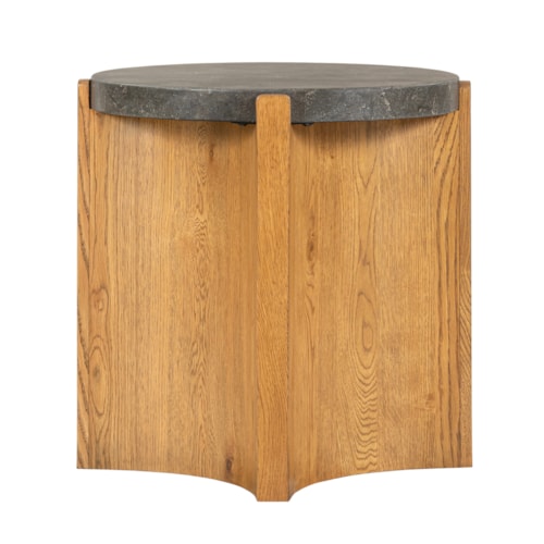 Contemporary Round End Table