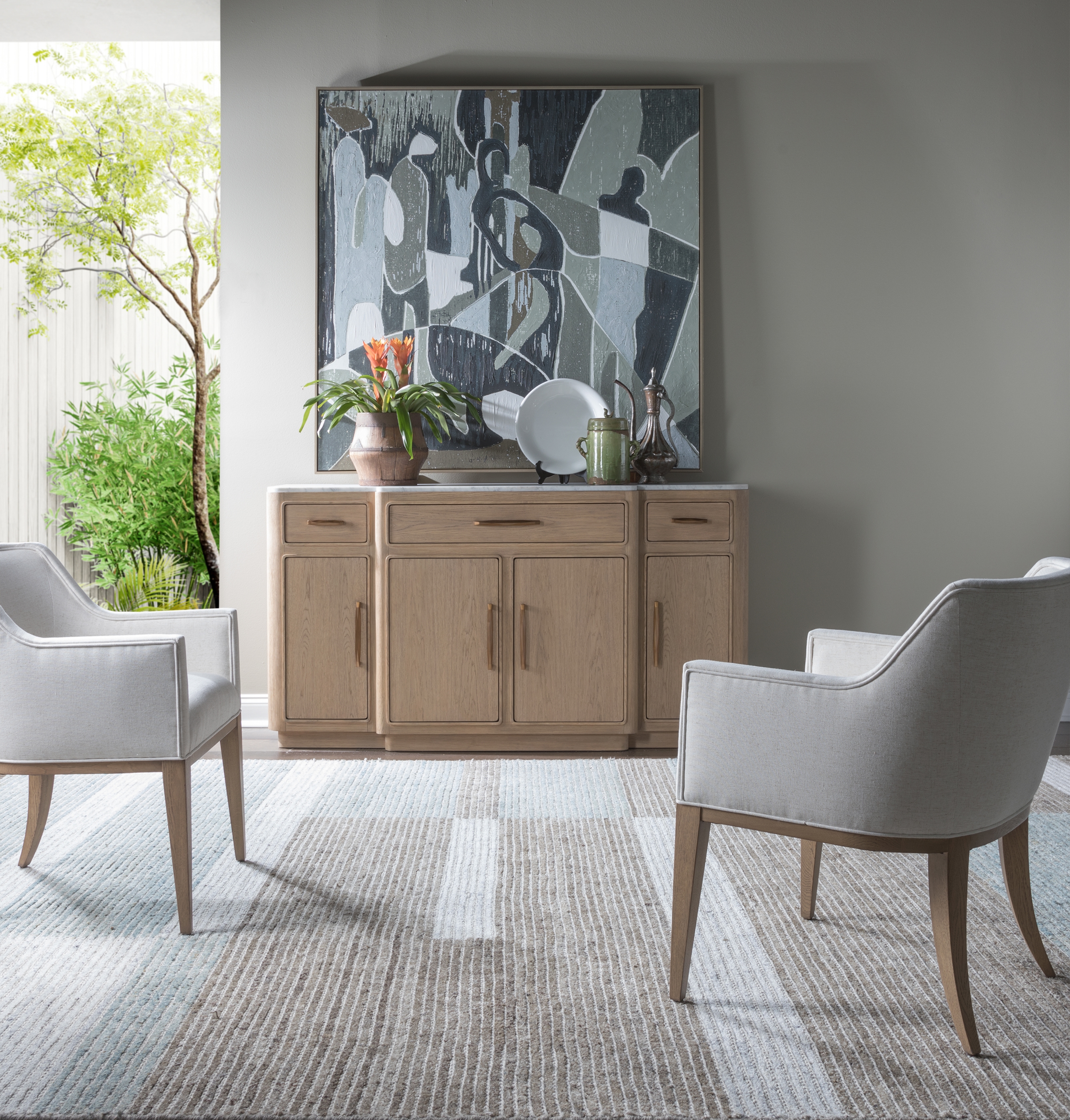 Artistica Simpatico Buffet W/ Marble Top