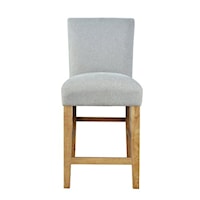 Contemporary Upholstered Counter Stool