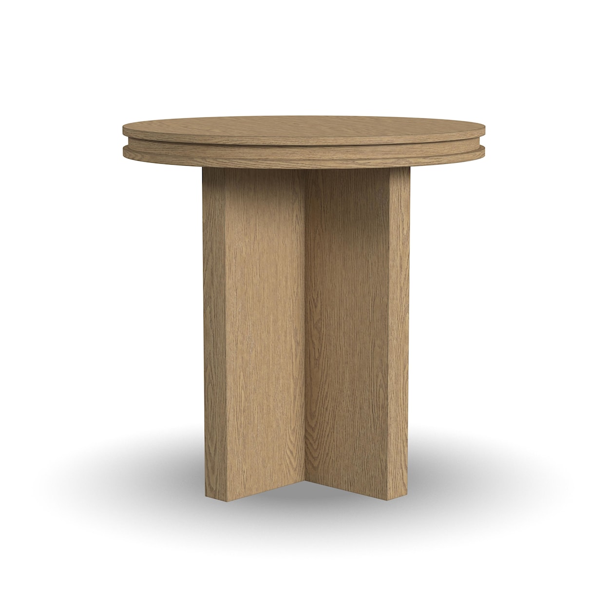 Flexsteel Casegoods Waterfall Round End Table