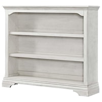 Traditional Hutch/Bookcase with Adjustable Shelves