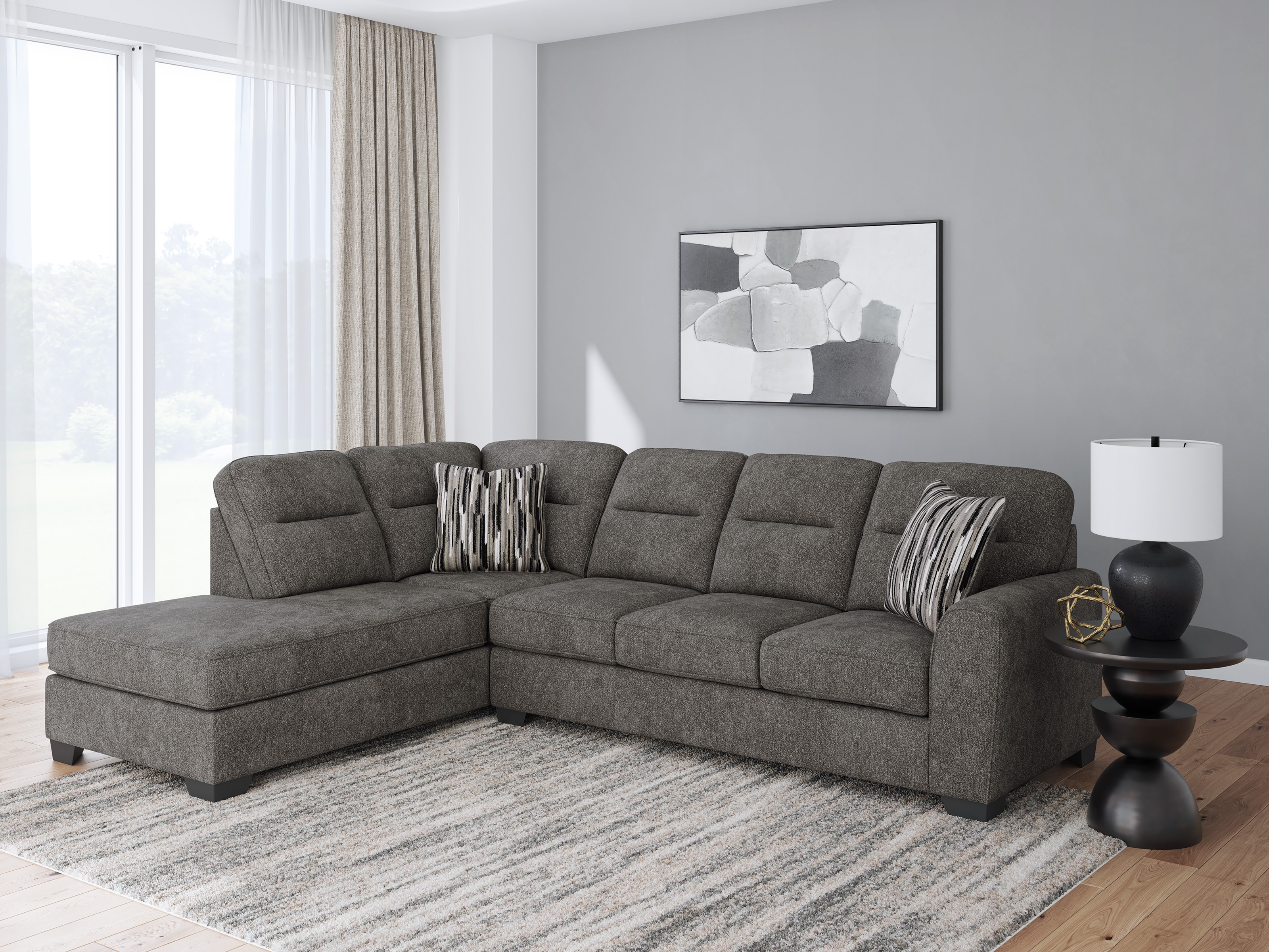2-Piece Sectional With Chaise