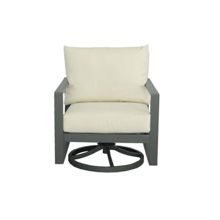 Outdoor Swivel- 1/Ctn Frame &amp; cushions