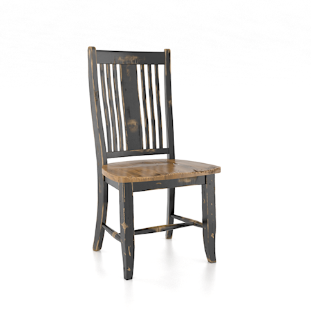 Customizable Rustic Dining Side Chair