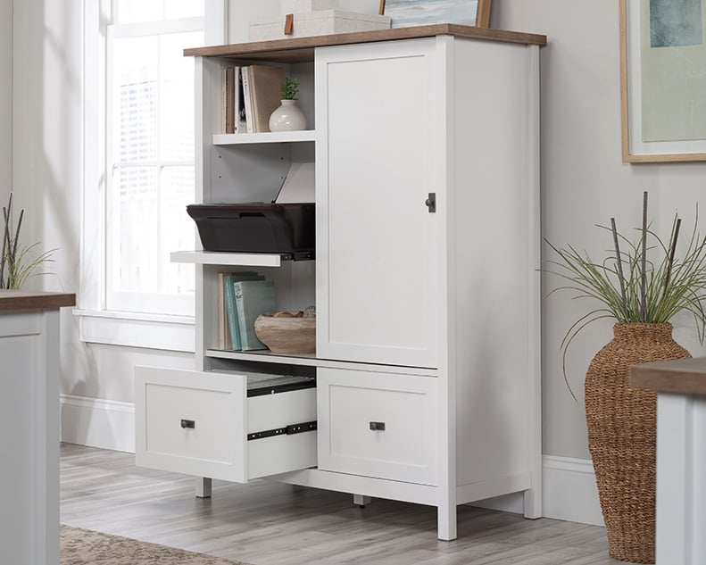 Storage Cabinet with File Drawers