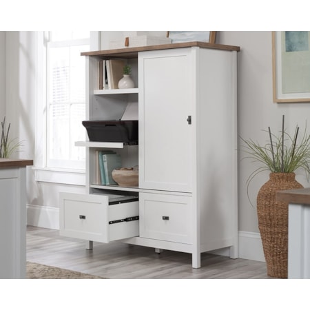 Storage Cabinet with File Drawers