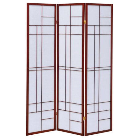 3-Panel Room Divider Folding Shoji Screen