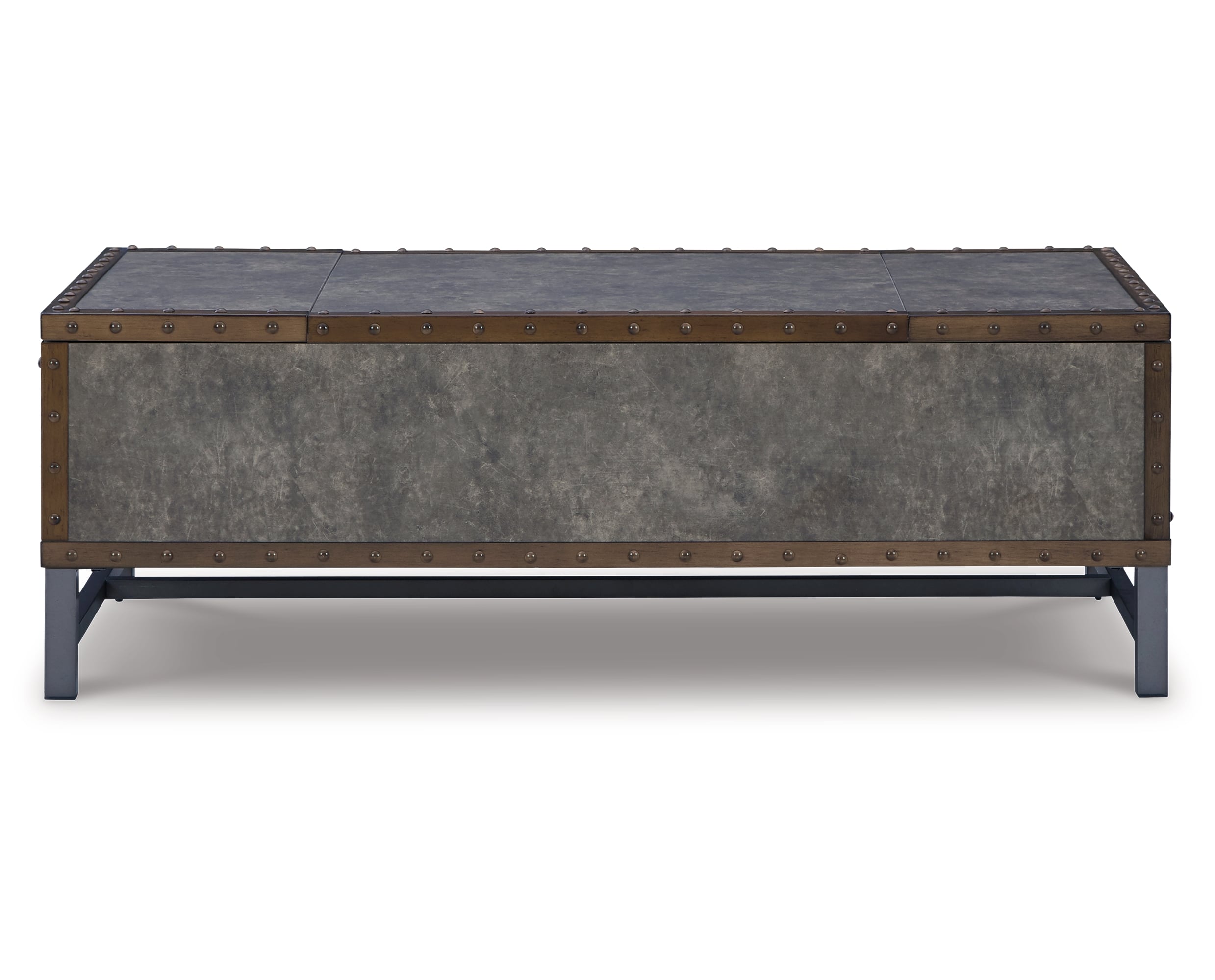 Signature Derrylin T9739 Industrial LiftTop Coffee Table Walker's