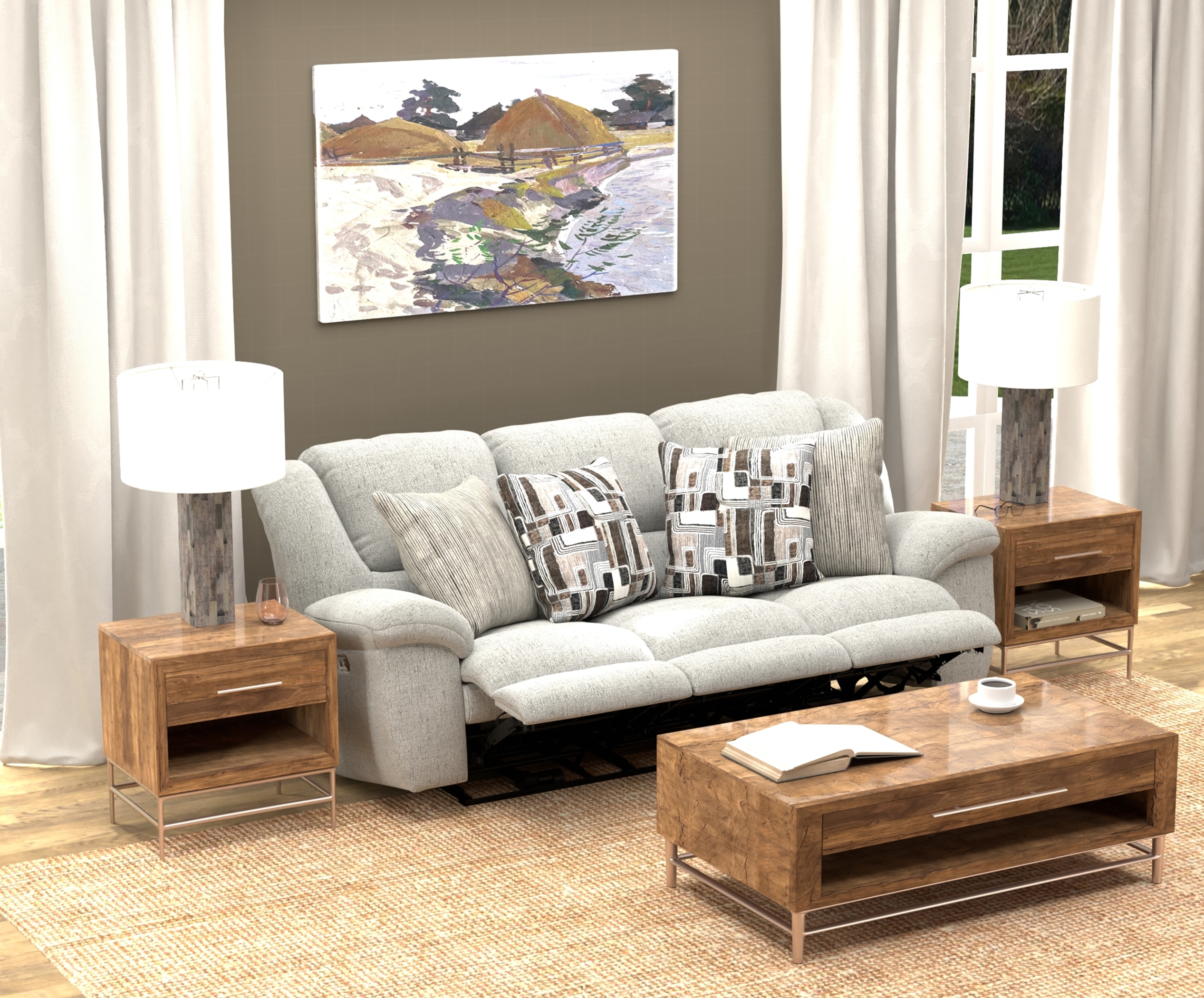 Catnapper Trifecta Power Triple Reclining Sofa