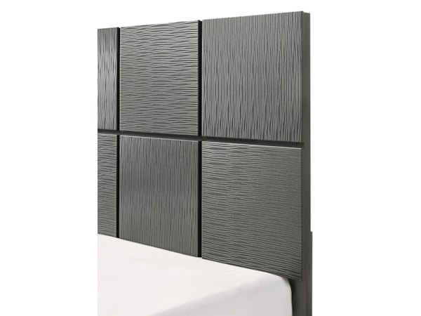 Twin 5-Piece Bedroom Set - Gun Metal