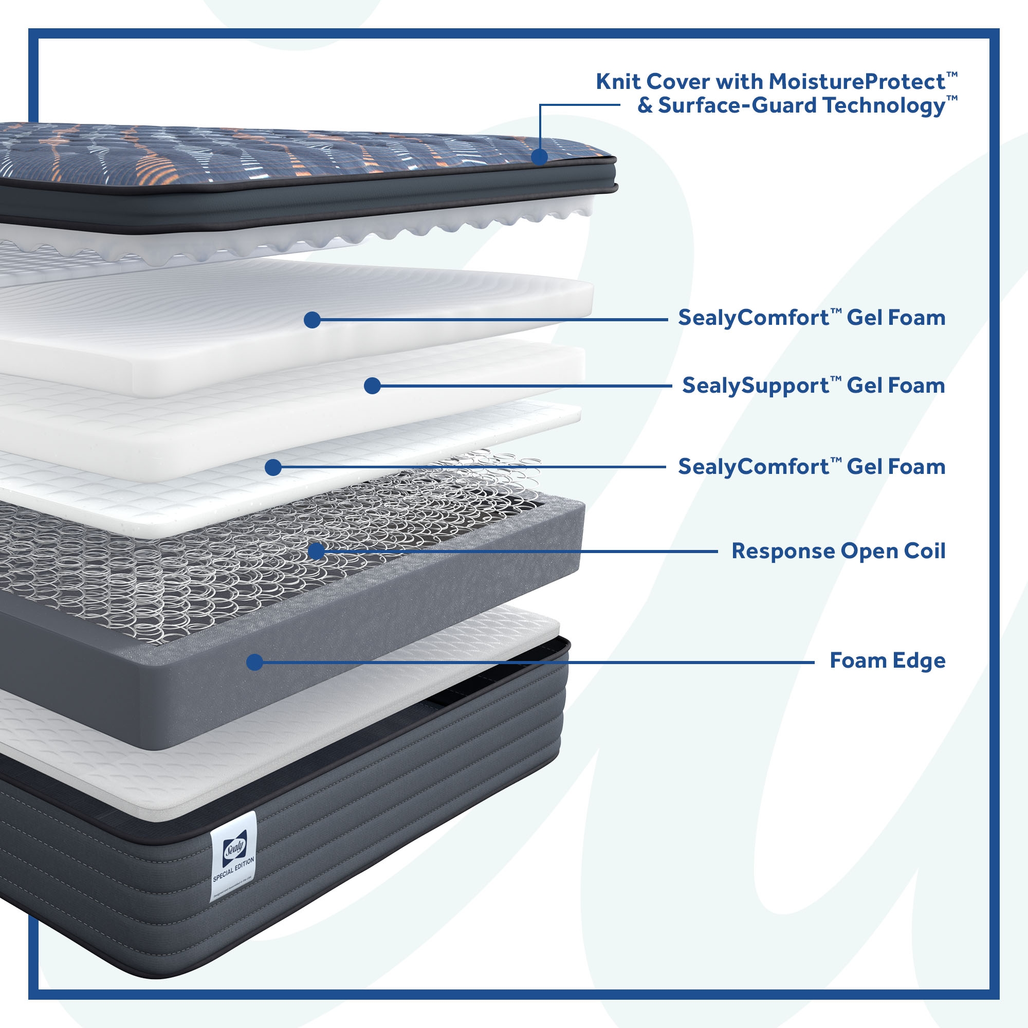 Warner Euro Pillow Top Soft Queen