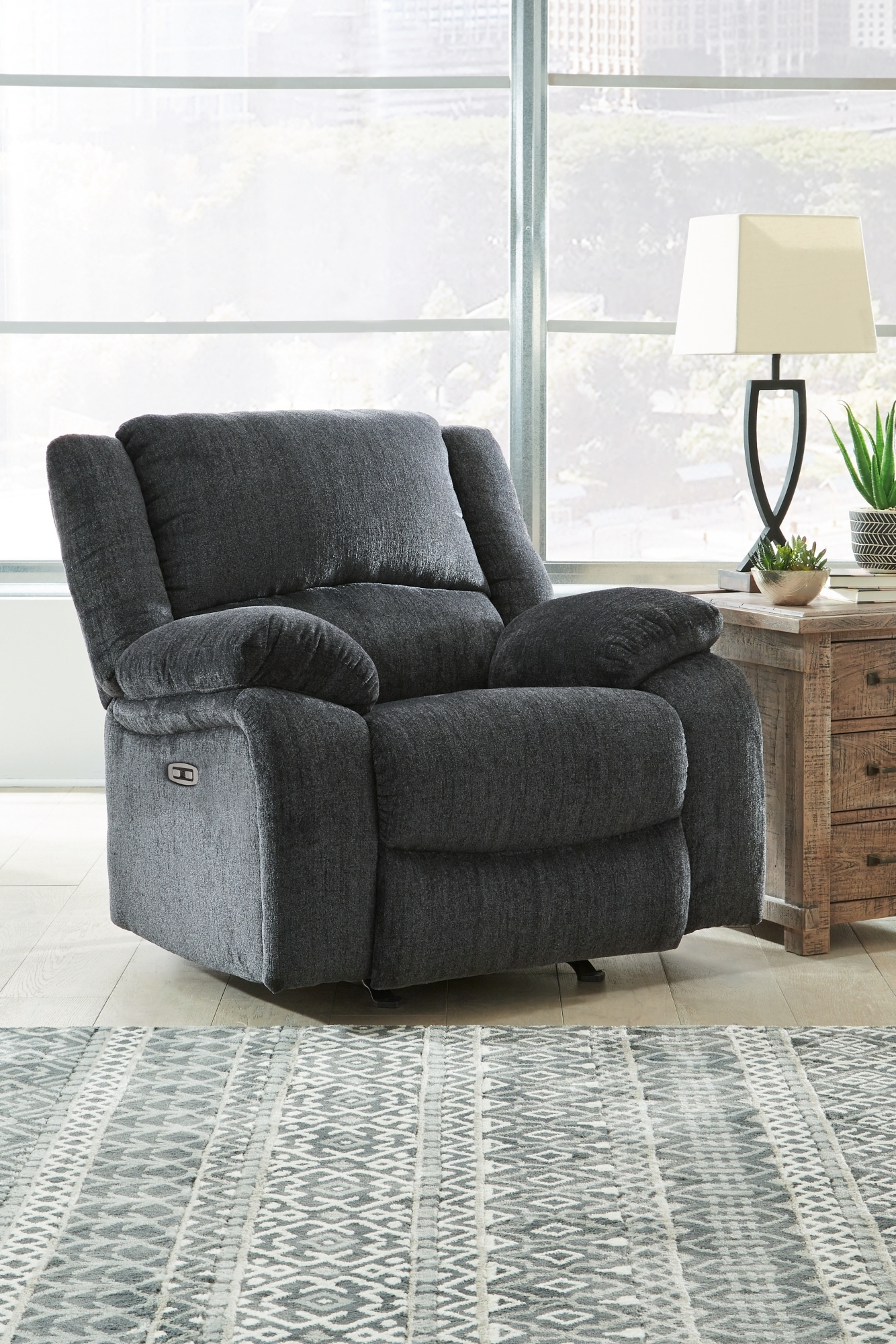 Signature Design by Ashley Draycoll Power Rocker Recliner